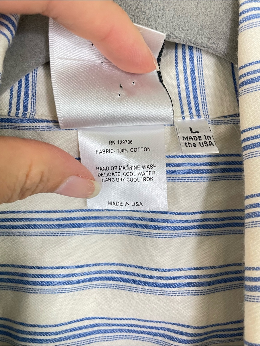 Finley Marni Striped Sleeveless Self-Belt Dress Size Large - Picture 7 of 9